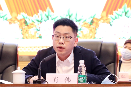 湖南省卫健委医政处副处长肖伟讲话中南大学湘雅医院党委副书记兼工会